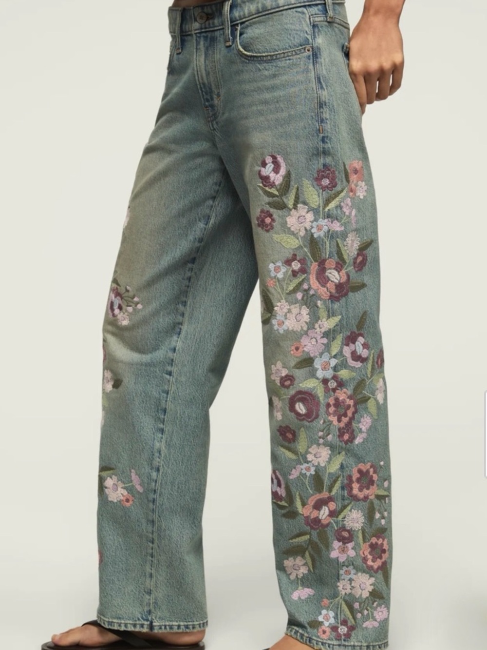 Lucky Legend Embroidered Baggy Jeans - Picture 4 of 4